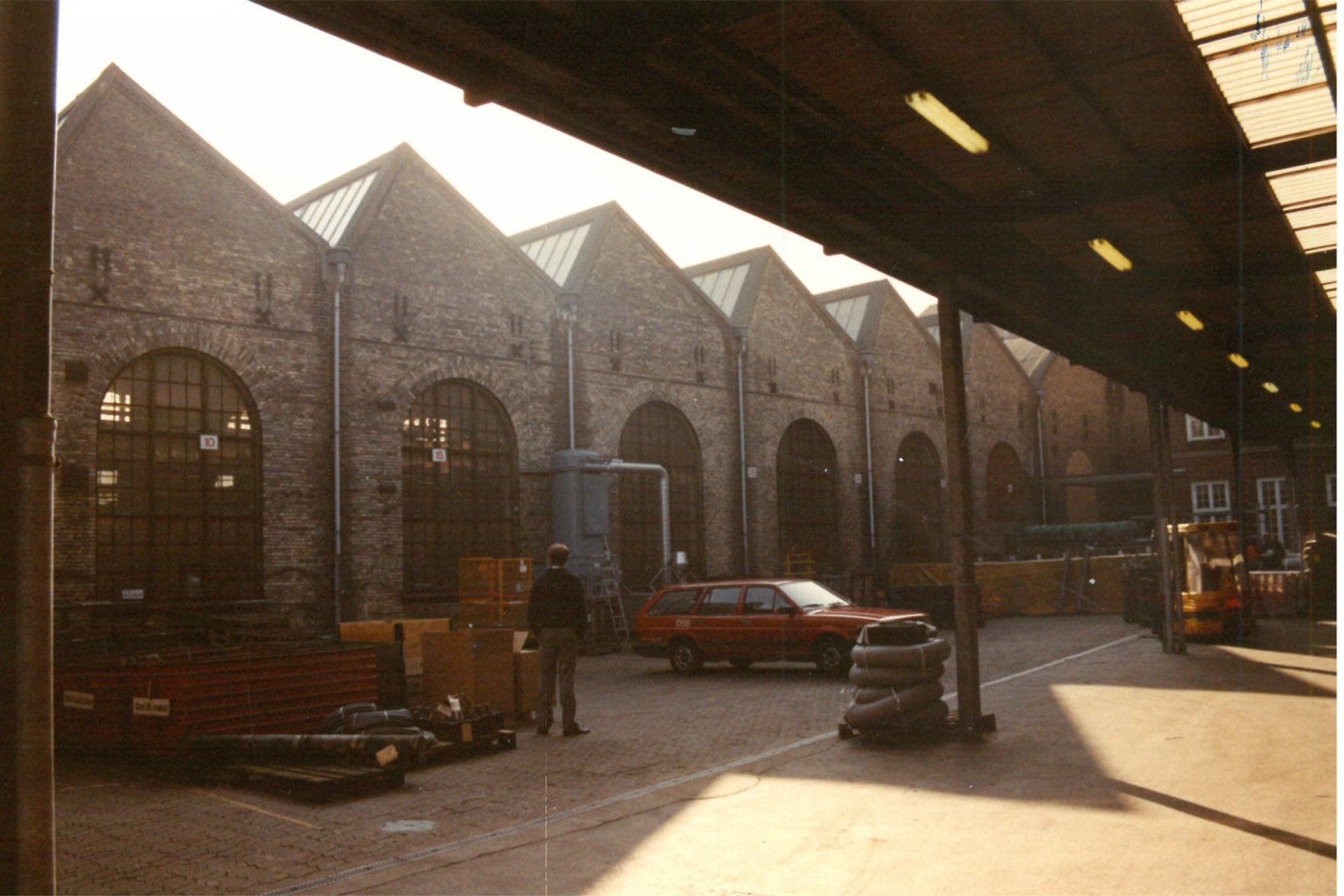 Centralværkstedet før renovering.