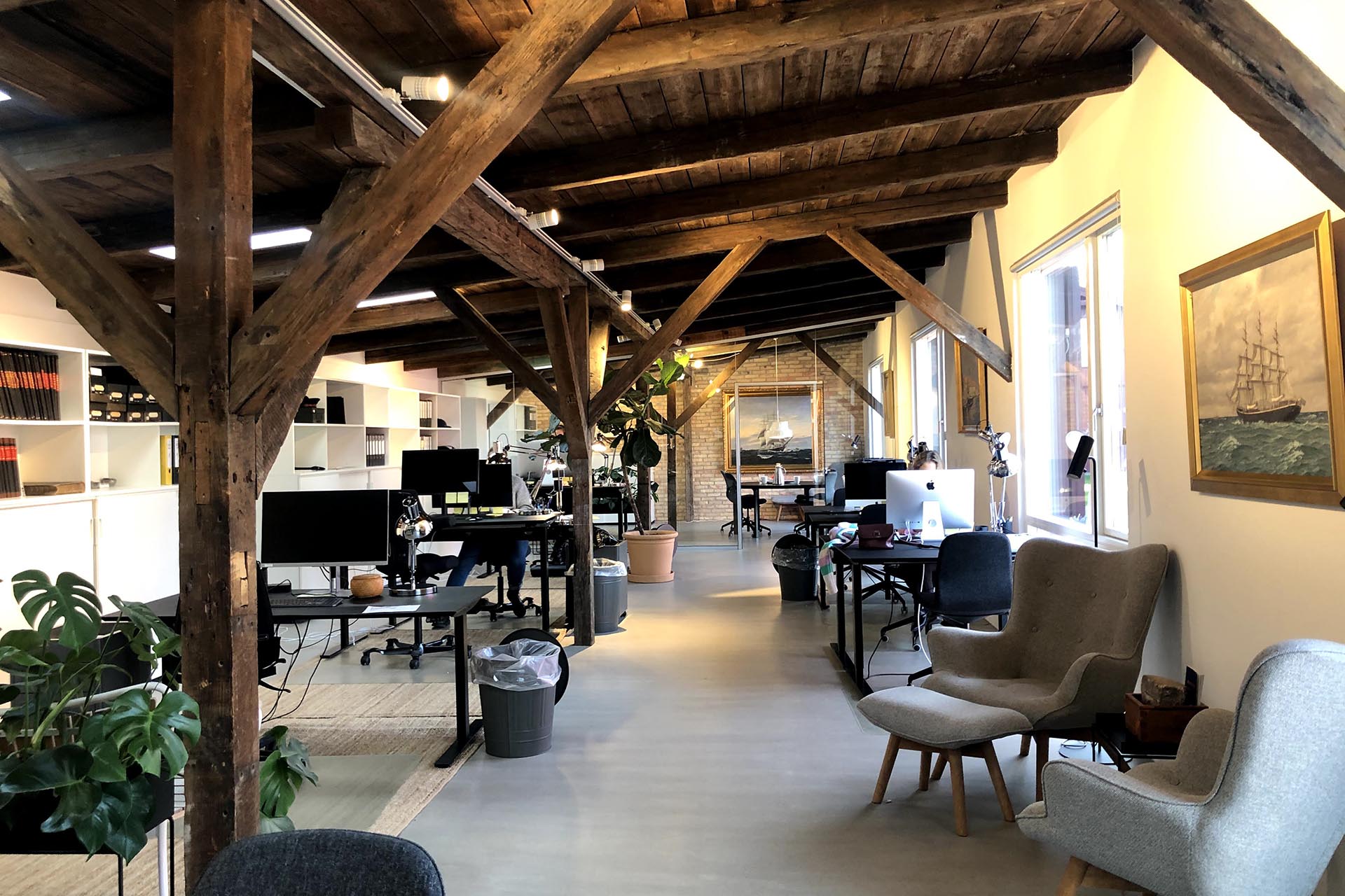 Georg Stages kontorer på Quintus Bastion