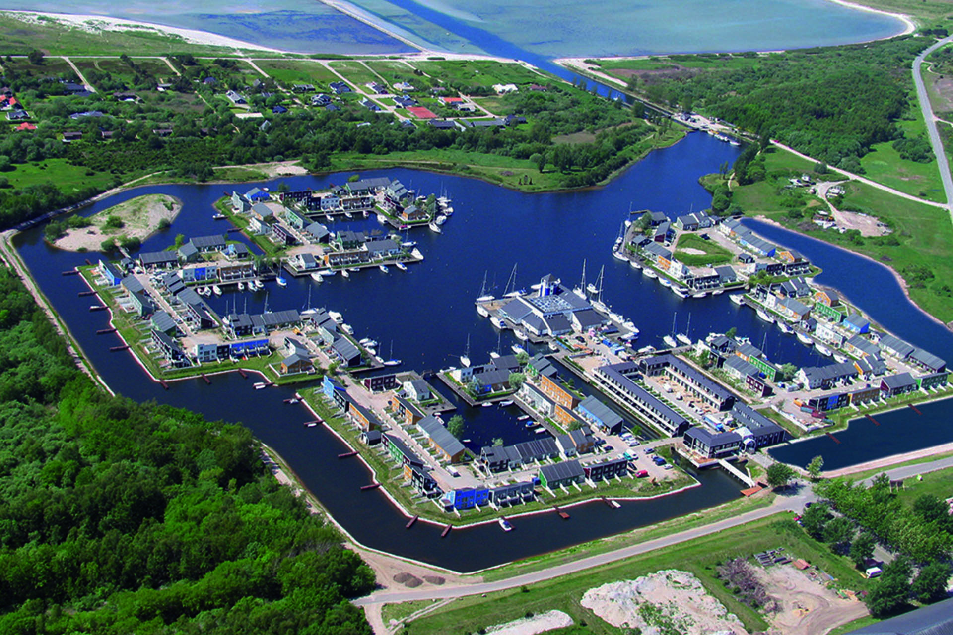 Øer Maritimeluftfoto 33 Øer Maritime Ferieby 33 Øer Maritime Ferieby