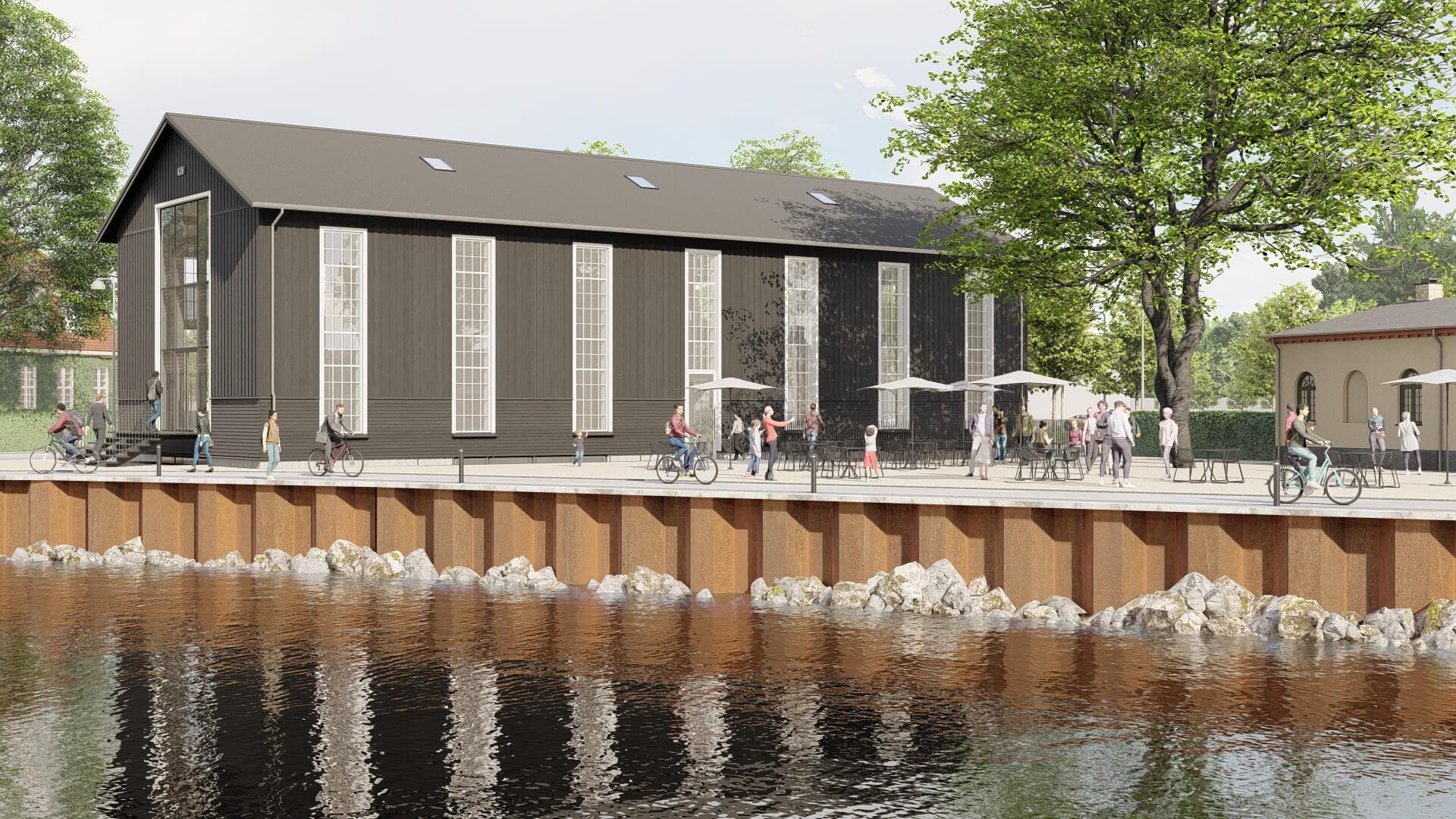 Lystøndeskuret visualisering